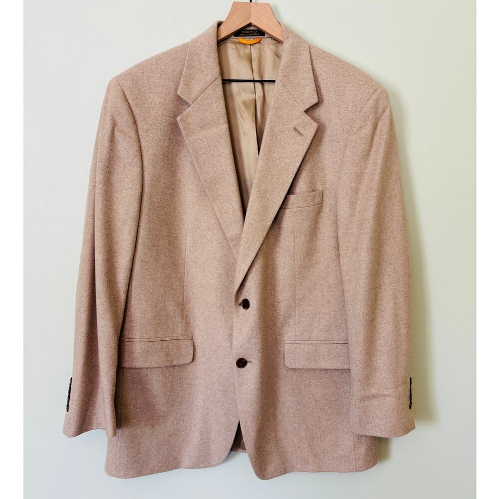 Lord & Taylor 100% Cashmere Blazer Jacket Size 44